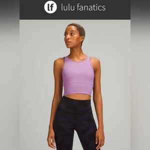 Lululemon  Power Pivot Tank Top *Ribbed In Wisteria Purple Small
